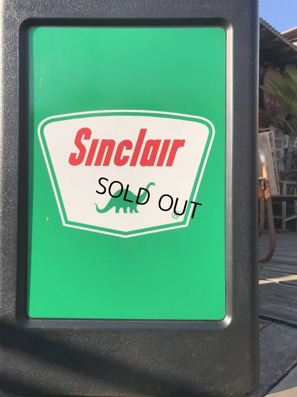 画像11: Vintage Sinclair Oil Gas Station Trash Can Unit (A136)