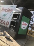 画像15: Vintage Sinclair Oil Gas Station Trash Can Unit (A136) (15)