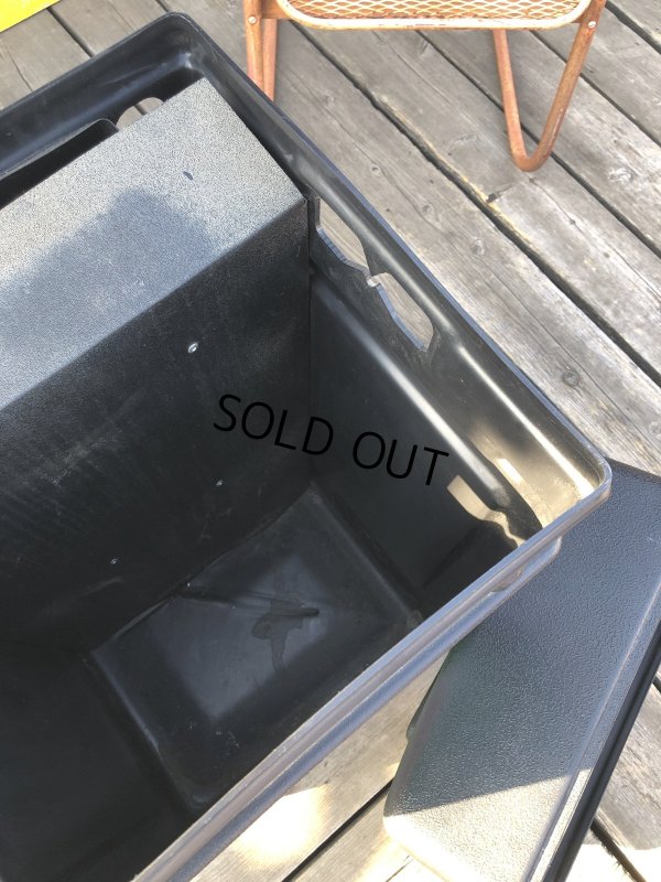 画像13: Vintage Sinclair Oil Gas Station Trash Can Unit (A136)