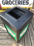 画像5: Vintage Sinclair Oil Gas Station Trash Can Unit (A136) (5)