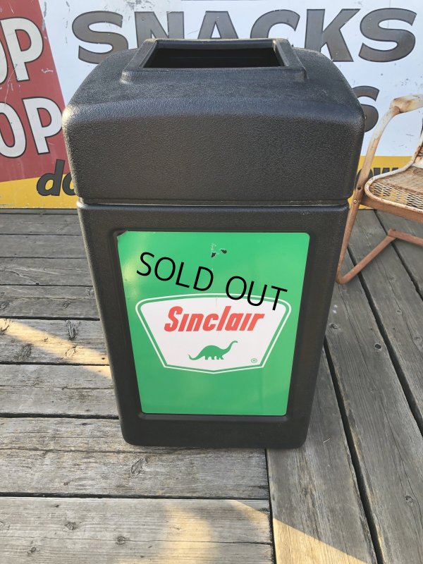 画像6: Vintage Sinclair Oil Gas Station Trash Can Unit (A136)
