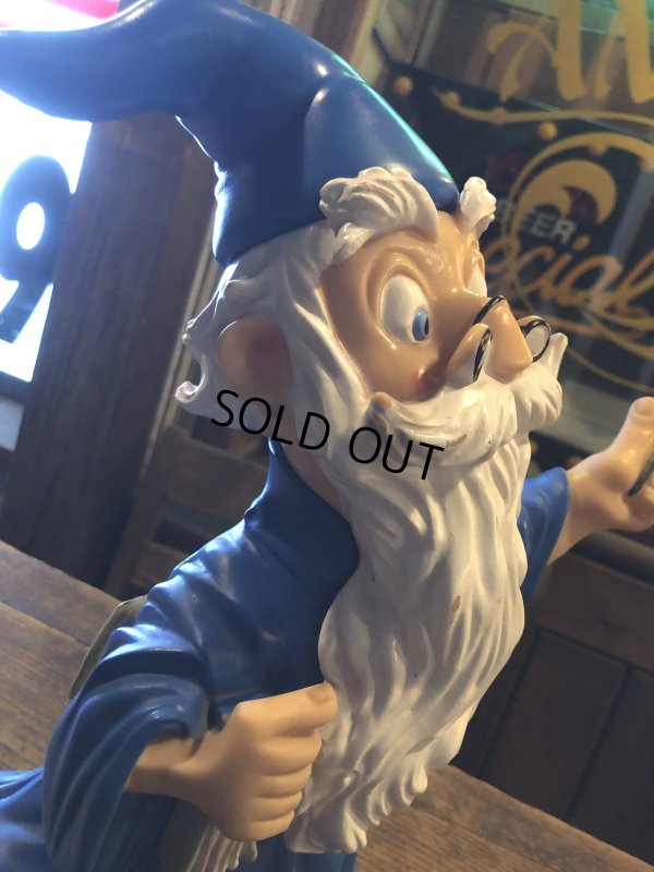 画像6: Vintage Disney Sword in the Stone Merlin Vinyl Doll Ledraplastic (A137) 