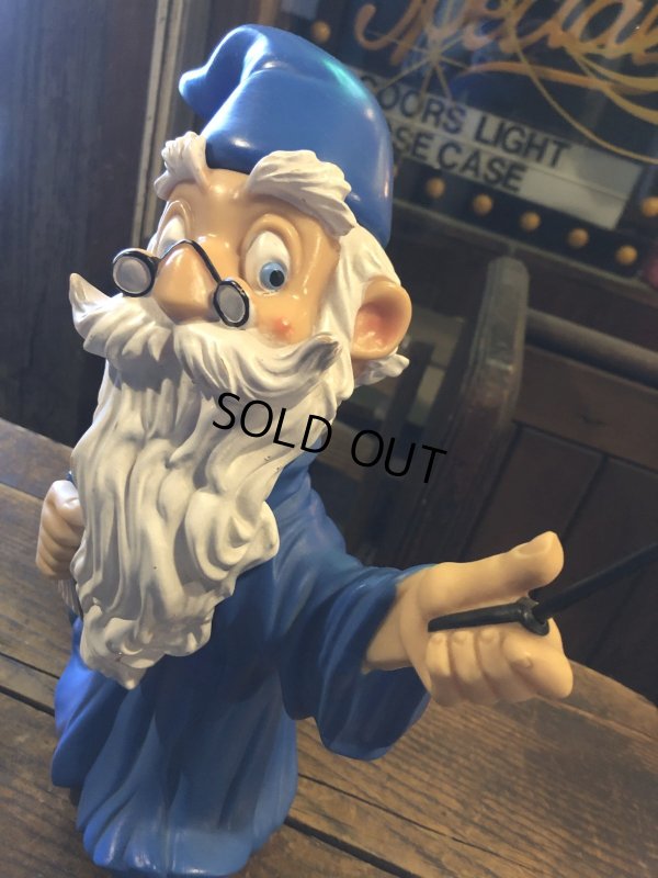 画像5: Vintage Disney Sword in the Stone Merlin Vinyl Doll Ledraplastic (A137) 