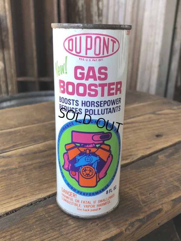 画像1: Vintage Oil Can DU PONT Gas Booster (A144)