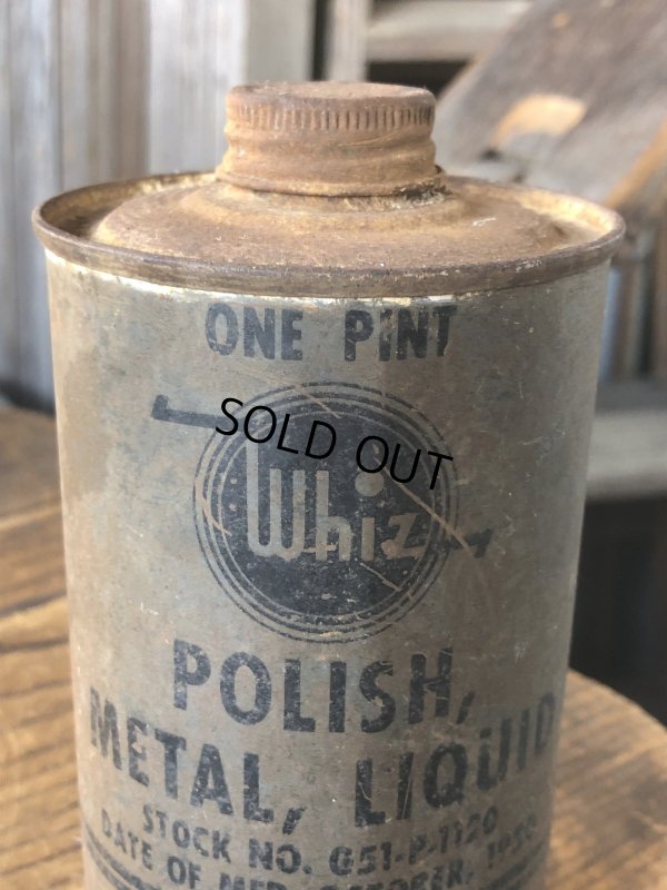画像7: Vintage Oil Can Whiz Polish Metal Liquid (A155)
