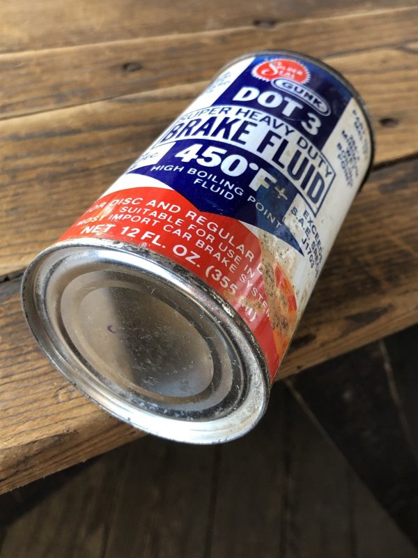 画像5: Vintage Oil Can GUNK Dot 3 Super Heavy Duty Brake Fluid (A145)