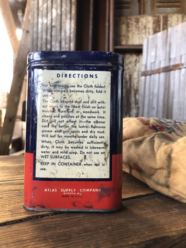 画像6: Vintage ATLAS Polishing Cloth Can (A154)