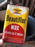 画像8: Vintage Oil Can JOHNSON'S Beautiflor Wax (A151) (8)