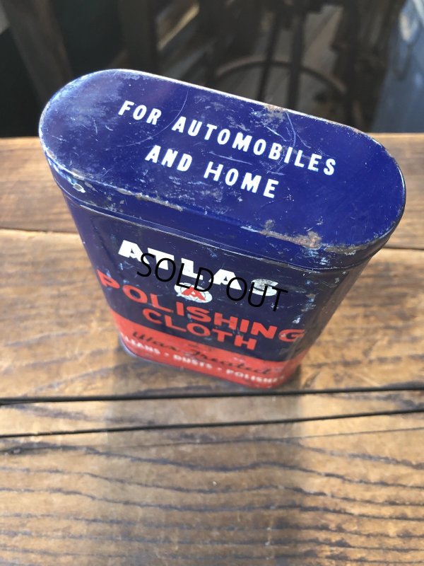 画像9: Vintage ATLAS Polishing Cloth Can (A154)