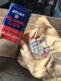 Vintage ATLAS Polishing Cloth Can (A154)