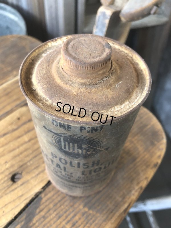 画像6: Vintage Oil Can Whiz Polish Metal Liquid (A155)