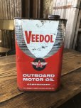 画像4: Vintage Oil Can VEEDOL Outboard Motor Oil (A149) (4)