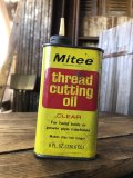 Vintage Oil Can Mitee thread cutting oil (A148)