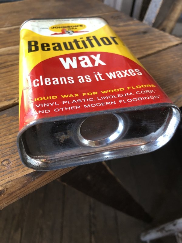 画像6: Vintage Oil Can JOHNSON'S Beautiflor Wax (A151)