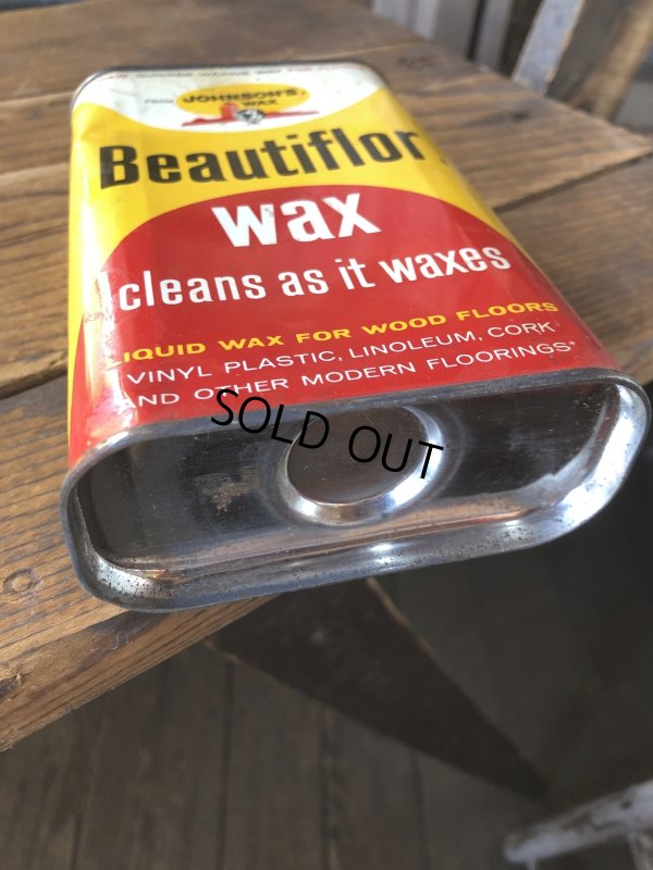画像6: Vintage Oil Can JOHNSON'S Beautiflor Wax (A151)