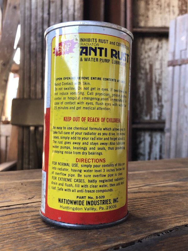 画像3: Vintage Oil Can SNAP Anti Rust & Water Pump Lubricant (A147)