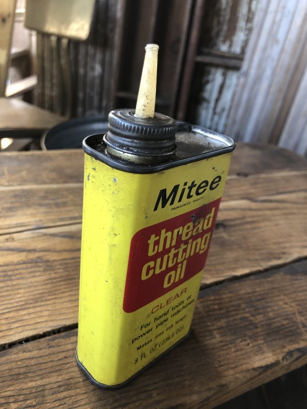 画像2: Vintage Oil Can Mitee thread cutting oil (A148)