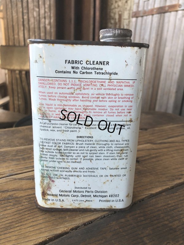 画像3: Vintage Oil Can GM Fabric Cleaner (A143)