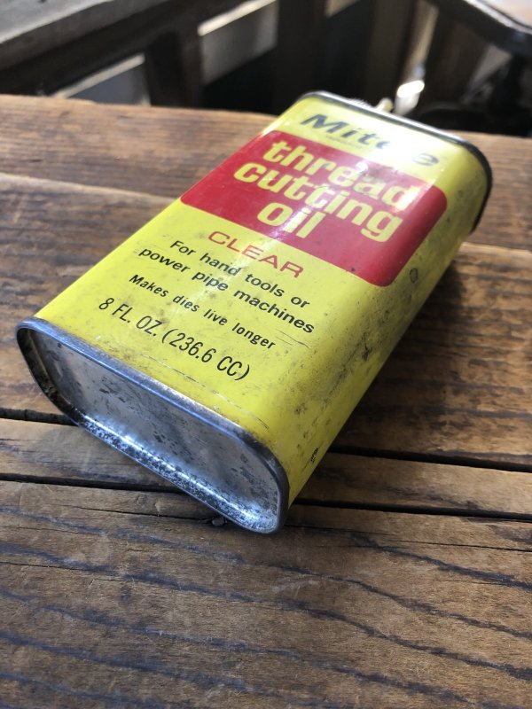 画像5: Vintage Oil Can Mitee thread cutting oil (A148)