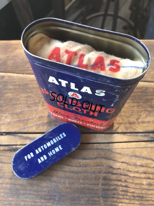 画像3: Vintage ATLAS Polishing Cloth Can (A154)