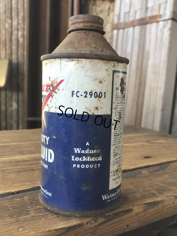 画像4: Vintage Oil Can Wagner Lockheed Heavy Duty Brake Fluid (A146)