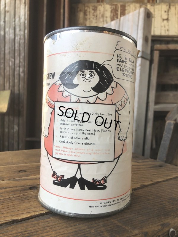 画像4: Vintage Can Ella Fant's Korny Beef Hash (A152)