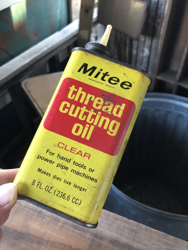 画像7: Vintage Oil Can Mitee thread cutting oil (A148)