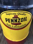 画像10: Vintage Pennzoil 16 Gallon Drum Barrel Oil Can (A156) (10)