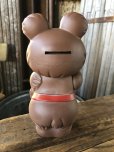 画像3: 70s Moscow Olympic MISHA Coin Bank Doll (A189)  (3)