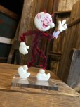 画像3: 60s〜 Vintage REDDY KILOWATT Standing Business Card Holder Figure As is (A192)  (3)