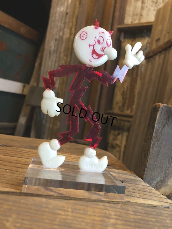 画像3: 60s〜 Vintage REDDY KILOWATT Standing Business Card Holder Figure As is (A192) 