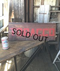 Vintage U.S.A TOBACCO Wooden Hand Paint Store Sign (A193) 