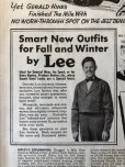 画像7: Vintage LEE WORK CLOTHES The H. D. Lee Company Magazine Advertising w/frame (A200) (7)