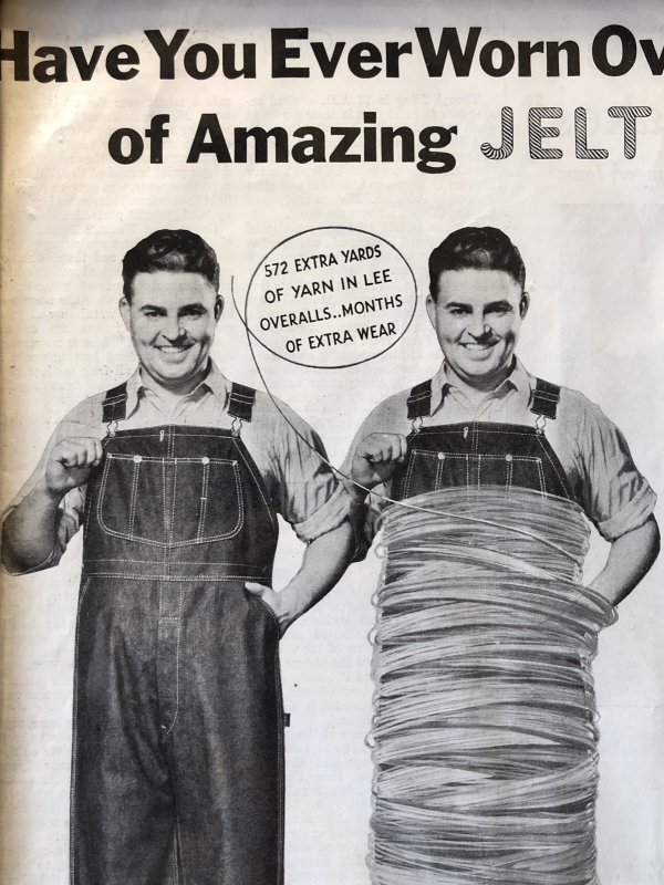 画像10: Vintage LEE WORK CLOTHES The H. D. Lee Company Magazine Advertising w/frame (A196)