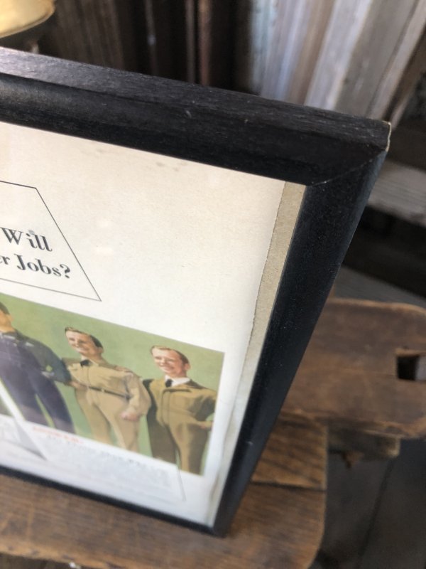 画像2: Vintage LEE WORK CLOTHES The H. D. Lee Company Magazine Advertising w/frame (A195)