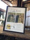 画像1: Vintage LEE WORK CLOTHES The H. D. Lee Company Magazine Advertising w/frame (A195) (1)