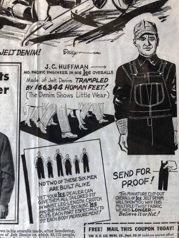 画像6: Vintage LEE WORK CLOTHES The H. D. Lee Company Magazine Advertising w/frame (A200)