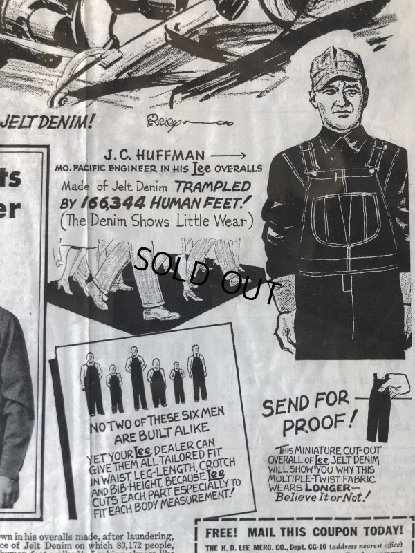 画像6: Vintage LEE WORK CLOTHES The H. D. Lee Company Magazine Advertising w/frame (A200)