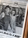 画像5: Vintage LEE WORK CLOTHES The H. D. Lee Company Magazine Advertising w/frame (A197) (5)