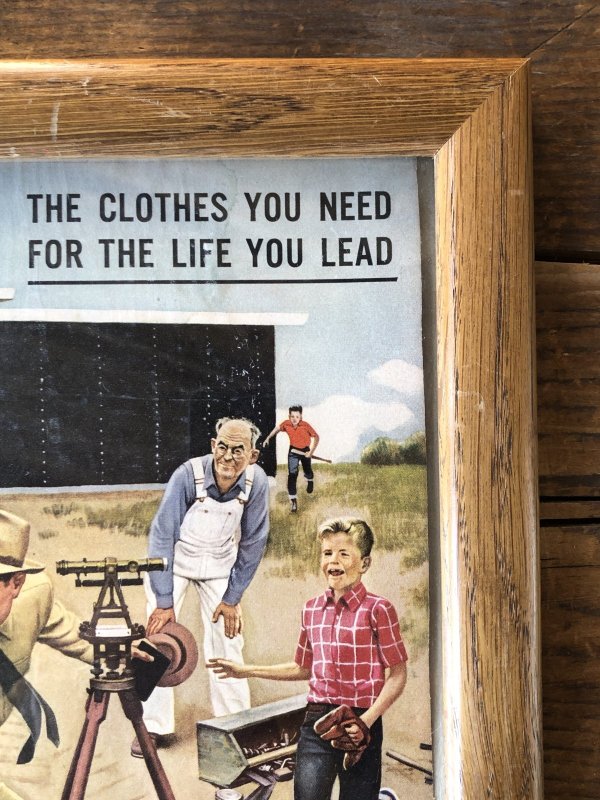 画像4: Vintage LEE WORK CLOTHES The H. D. Lee Company Magazine Advertising w/frame (A198)