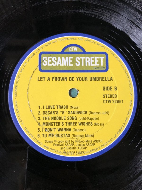 画像6: 70s Vintage LP Sesame Street OSCAR (A208) 