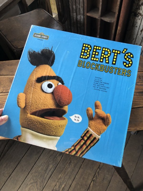 画像1: 70s Vintage LP Sesame Street Bert's Blockbusters (A206) 