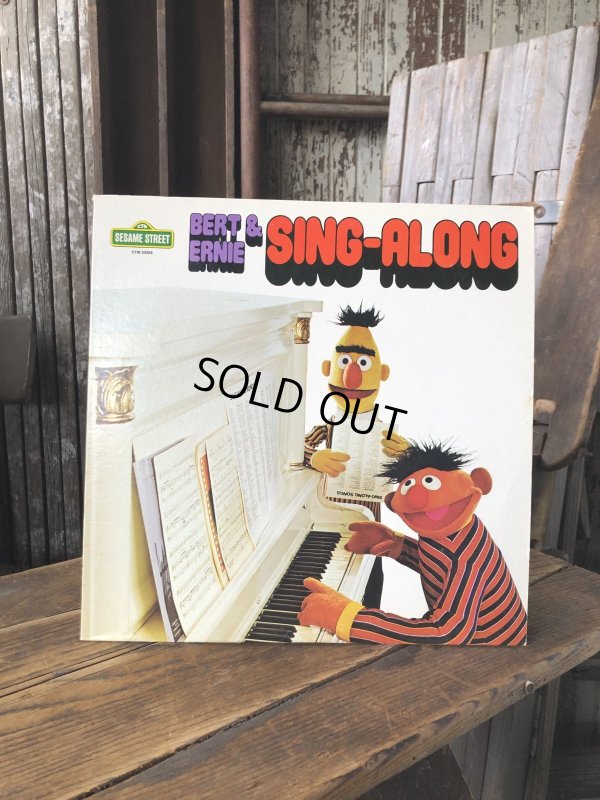 画像5: 70s Vintage LP Sesame Street Bert & Ernie Sing-Along (A210) 