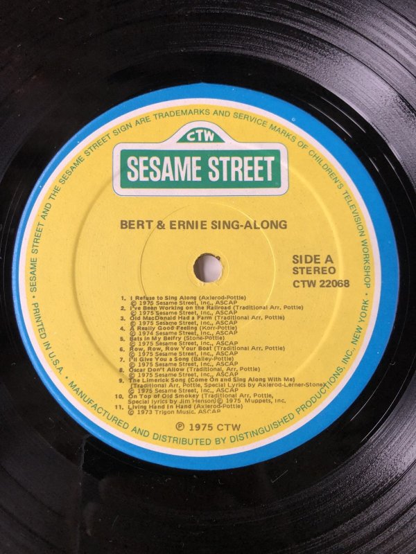 画像3: 70s Vintage LP Sesame Street Bert & Ernie Sing-Along (A210) 