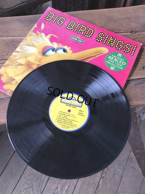 画像4: 70s Vintage LP Sesame Street Big Bird Sings! (A205) 