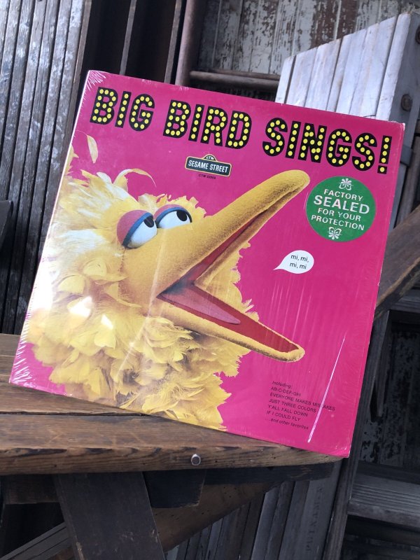 画像1: 70s Vintage LP Sesame Street Big Bird Sings! (A205) 