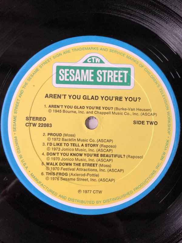 画像7: 70s Vintage LP Sesame Street Aren't you glad you're you? (A209) 