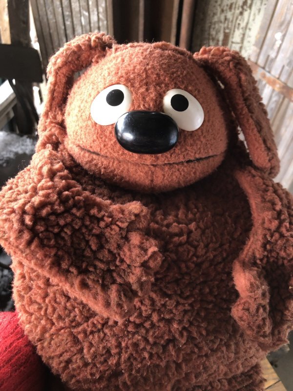 画像8: Vintage 1977 Fisher Prise Muppet Show Rowlf Hand Puppet Doll (A204)