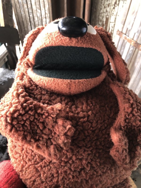 画像9: Vintage 1977 Fisher Prise Muppet Show Rowlf Hand Puppet Doll (A204)