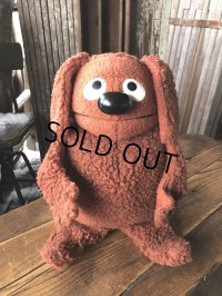 Vintage 1977 Fisher Prise Muppet Show Rowlf Hand Puppet Doll (A204)